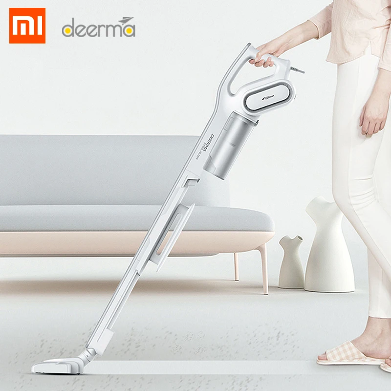 Xiaomi Deerma DX700 ручной пылесос assoradora большой емкости немой тройной фильтр сильный всасывающий вертикальный пылесборник
