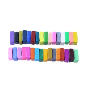 

32 Colour + 5 Tools Oven Bake Clay Block Modelling Moulding Tool Gift
