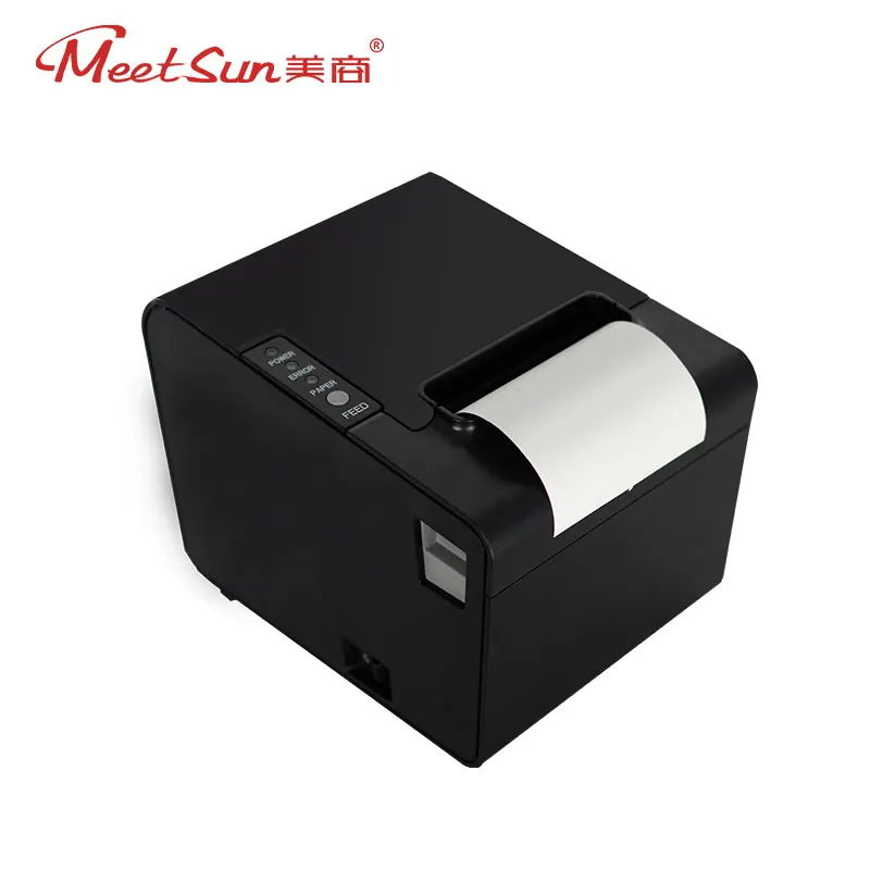 

Meetsun MS-80E 80mm Internet Port Direct Line Thermal Printer POS Receipt Ticket Printer Long Life Printer for Commercial Black