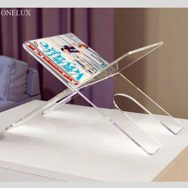 Flat Packed Acrylic Newspaper Tray Holder Magazine Rack Desktop New Lucite Magazine Holder Flat Packed Acrylic Newspaper Tray Holder Magazine Rack Desktop New Lucite Magazine Holder