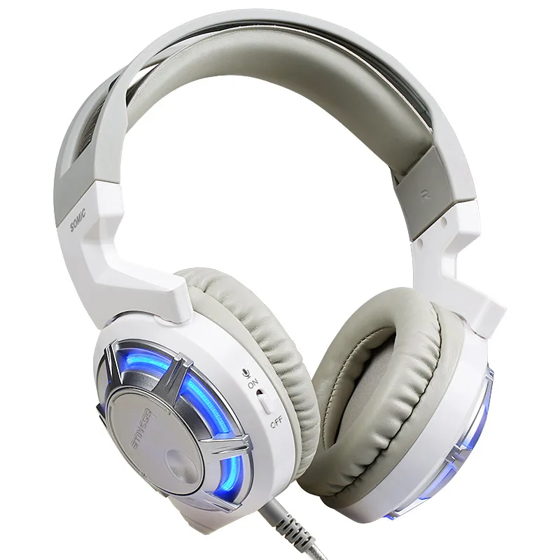 Somic G926 USB игровая гарнитура с микрофоном светодиодный светильник для ПК Игры