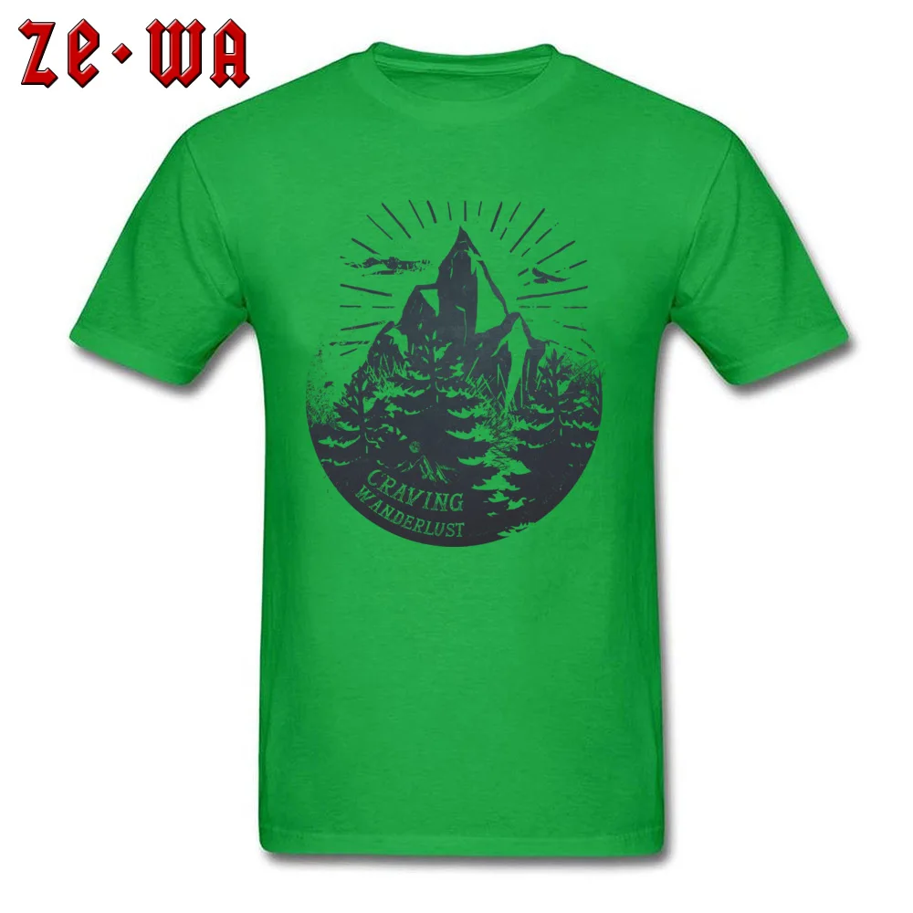  Normal Tops T Shirt Prevalent Short Sleeve Men T Shirts TpicOriginaltitle Casual Summer Tops Tees O-Neck Free Shipping Craving wanderlust III green