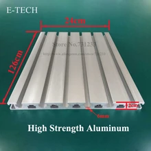 Гравировальный станок с ЧПУ, центр алюминиевого профиля, толщина 20 мм, высокопрочный профиль панели 1260*240 мм