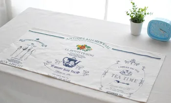 

French table cloth mat towel wipe the mouth props small lunch bag shot put fresh Place mat