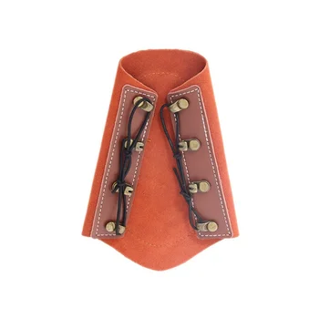 

Cowhide Genuine Leather Adjustable archery Arm Guard Protection Accessory For Hunting Practice Protection Safe Strap Armband