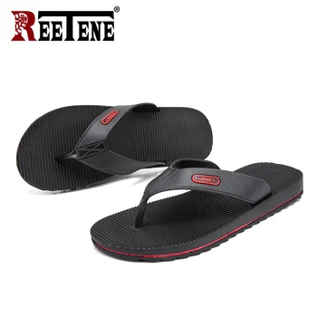 

REETENE High Quality Pvc Men's Shoes Cheap Summer Men Flip Flops Outdoor Beach Flat Shoes Casual Soft Men Zapatos Hombre Size 45