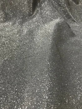 

silver glitter African tulle mesh lace fabric DiuDiu-52515 best quality glitter nigerian embroidery net lace fabric