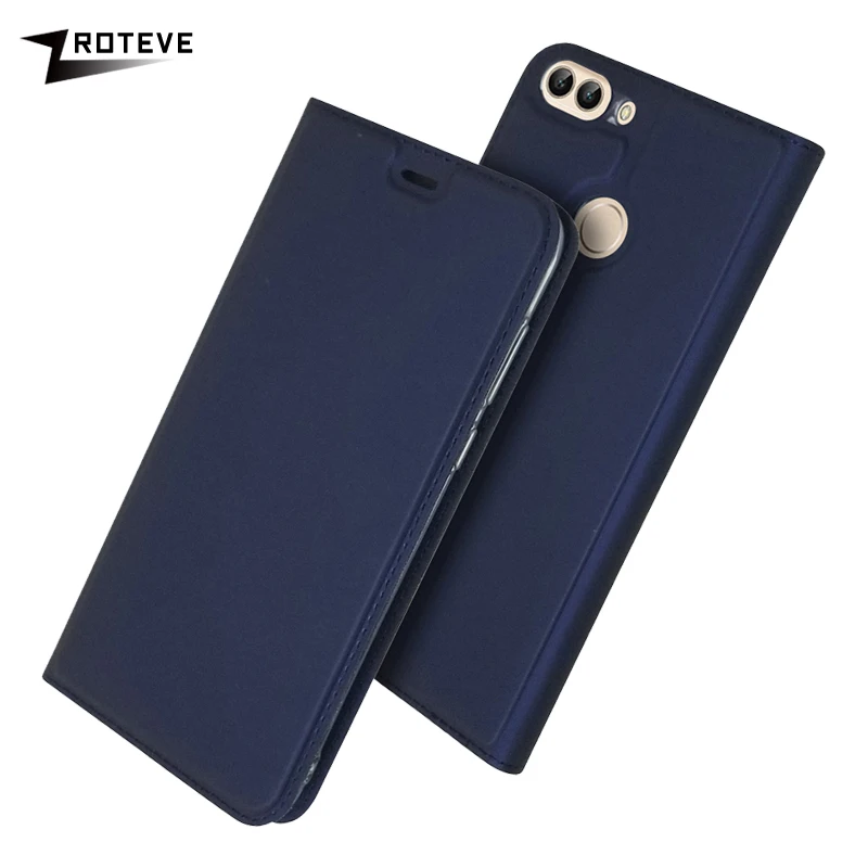 

For Huawei P Smart Case Soft PU Stand Book Cover Card Slot Wallet Leather Flip Case For Huawei P Smart / Enjoy 7S Case Coque