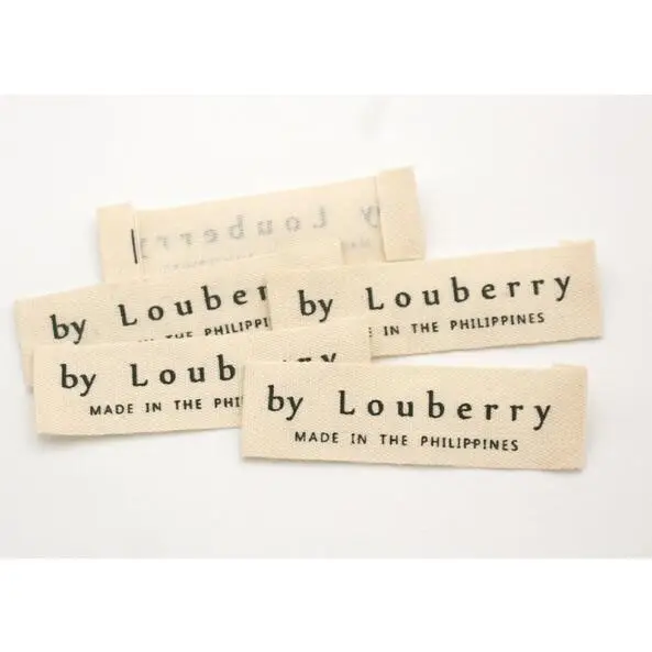 Wholesale Customized clothing garment tags washable woven labels brand name labels logo woven tags width below 2.5cm 22016042101