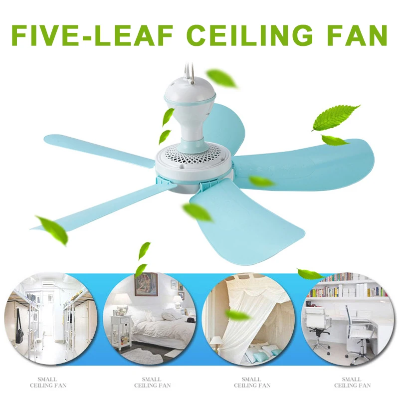 

Mini Fans Ceiling Fan Electric Fan Home Energy-Saving Portable 220V 5 Blades