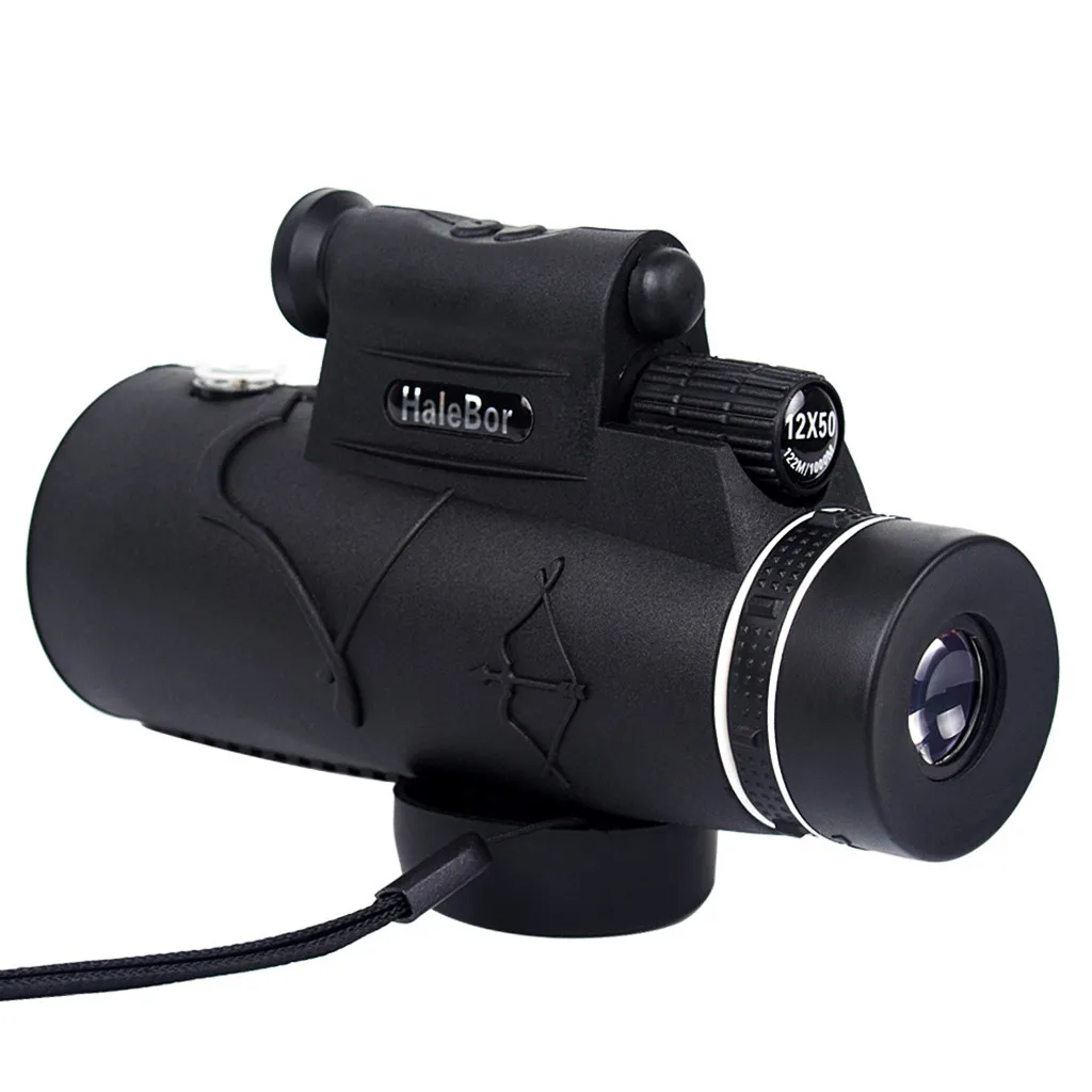 

Hunting Monocular 12X50 Zoom Optical HD Lens Telescope With Light Waterproof Super Clear for Outdoor Hunting 5.29