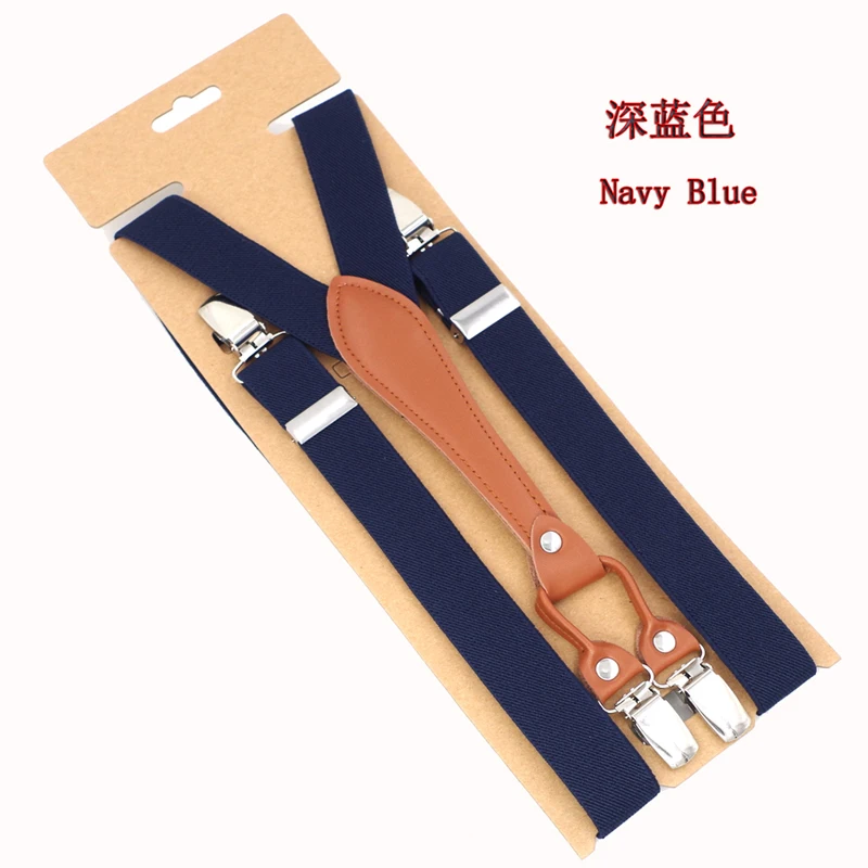 Boys Suspenders Kids Braces Elastic Adjustable Girl's Suspenders Kids Suspender for Wedding 9colors 2.5cm*80cm kids suspenders set