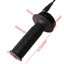 1 пара 22 мм Корпус дроссельной заслонки с кабельной ручкой бар ручки подходят для Honda