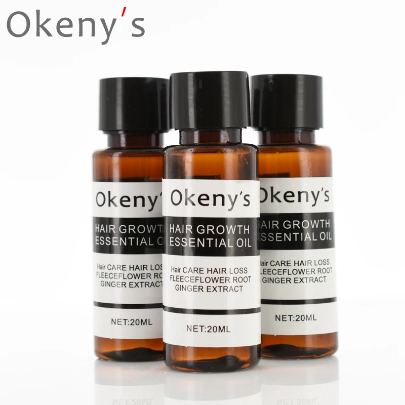 Эссенция для роста волос Okeny's LANBENA, 20 мл, быстрое мощное средство для ухода за волосами, эфирное масло, жидкое средство для предотвращения выпадения волос