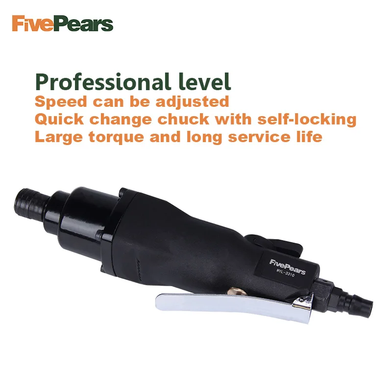 FivePears Pneumatic Large Torque Air Screwdriver 10H Professional Pneumatic Tools 3310 with Positive Inversion Speed Adjustment