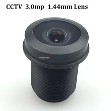 CCTV 1,44 мм объектив 3,0 мегапикселя широкоугольный 180 градусов MTV M12 x 0,5 крепление инфракрасного ночного видения Рыбий глаз объектив для камеры видеонаблюдения