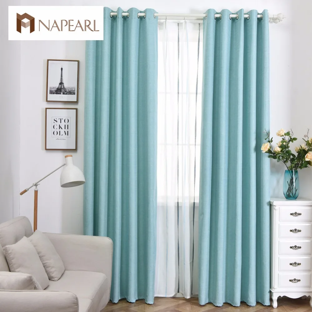 100% Blackout Curtain Modern Solid Color Window Treatment ... on {keyword}