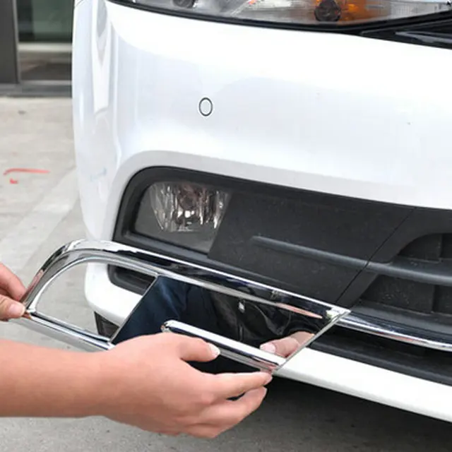 Car Abs Chrome Front Fog Light Cover Trim For Vw Jetta Mk6 2017 2016 Car Abs Chrome Front Fog Light Cover Trim For Vw Jetta Mk6 2017 2016