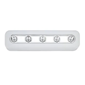 

Super Brightness Wireless Wall Light 5 LED Cabinet Closet Self-Stick Tap Light Home Night Emergency Touch Light Lamp