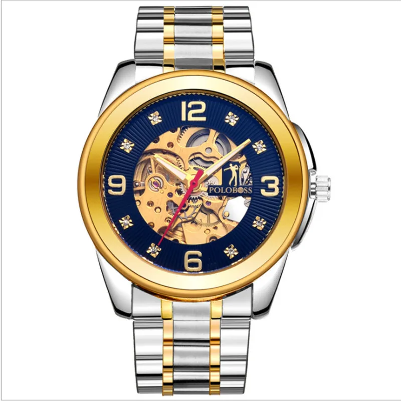 

top men's luxury business watch, stainless steel watch strap waterproof, fashionable high quality. A model for successful men.