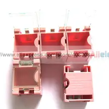 100 Розовый SMD SMT Электронных Компонентов Мини Ящик Для Хранения