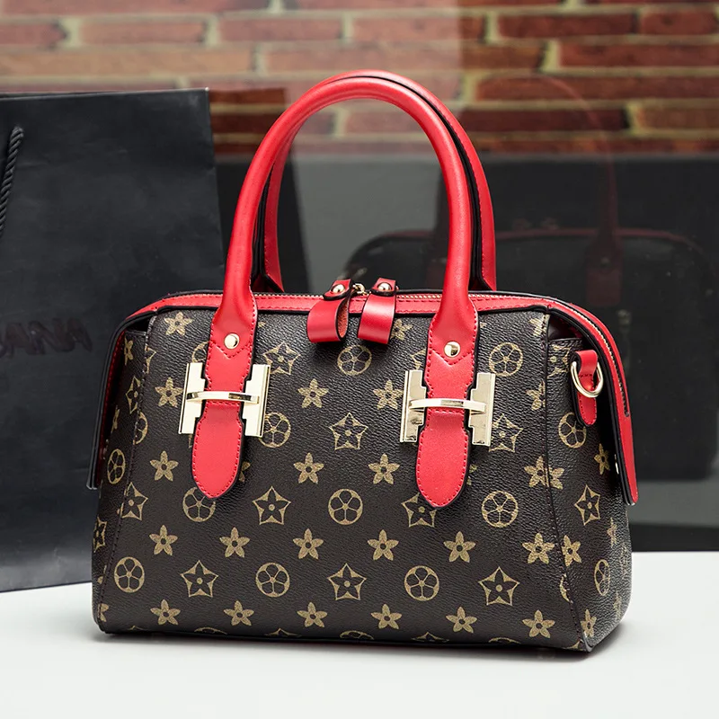 

Leather women's bag 2018 new pillow bag European and American trend handbag shoulder fashion