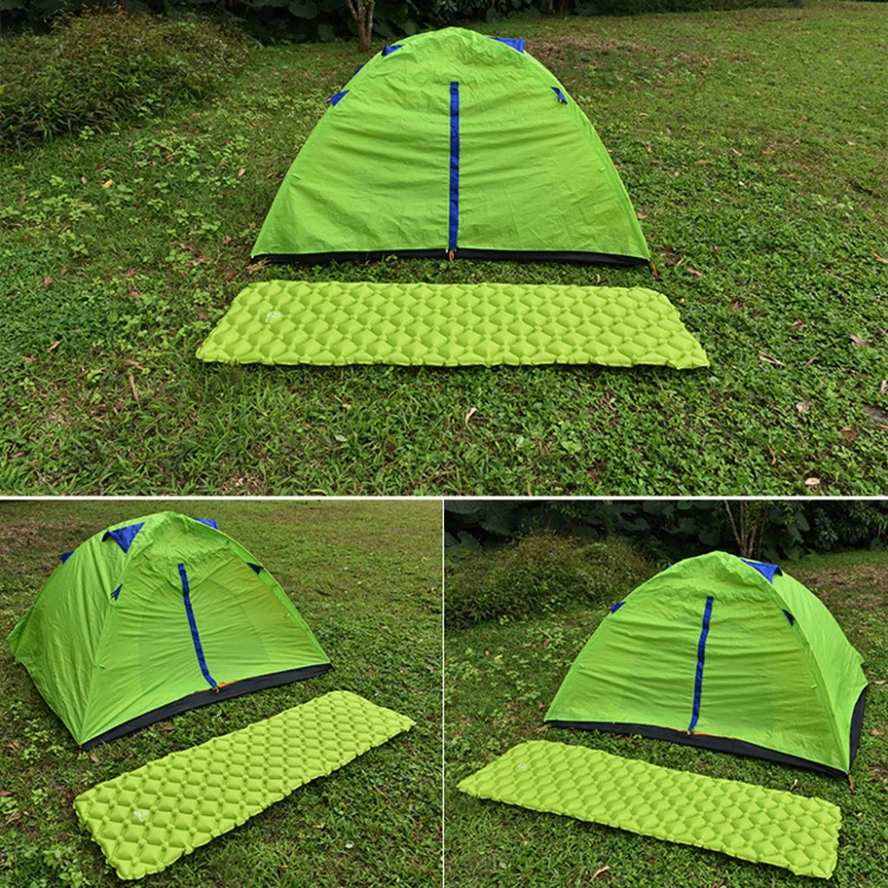 

Super Light 480g Inflatable Mattress Moisture-Proof Air Bed Sleeping Pad Inflatable Cushion Camping Beach Mat Tent Air Mattress