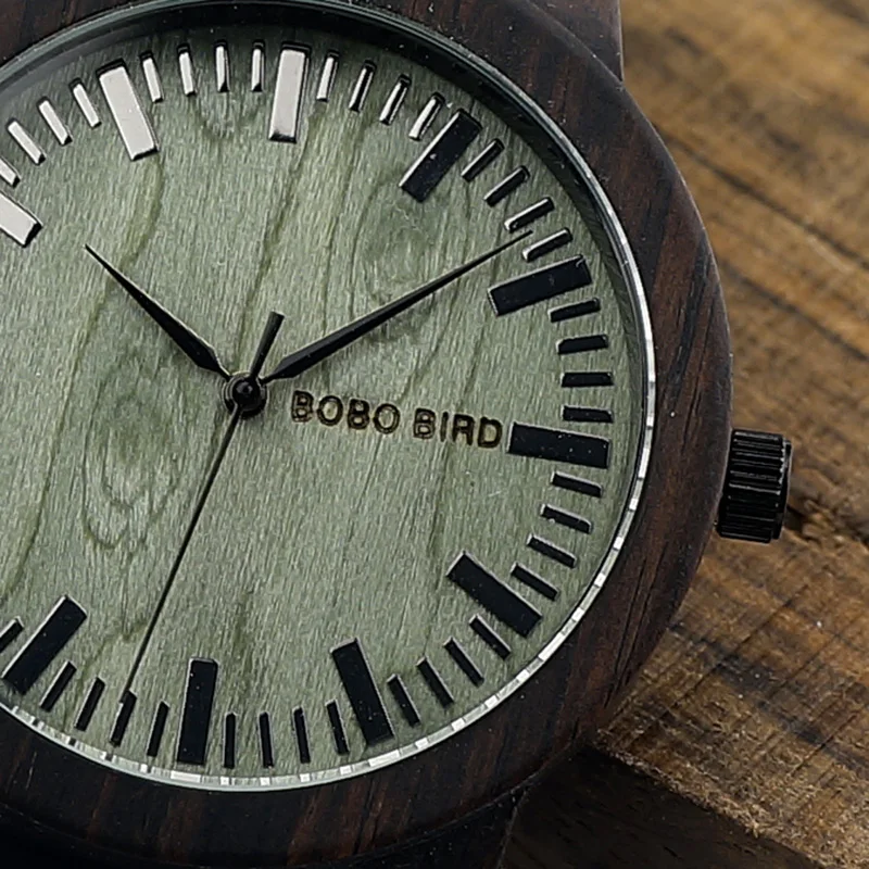 BOBO BIRD M04 Wooden Men Watch Analog Quartz Movement Lightweight Vintage Wooden Watch With Gift Box
