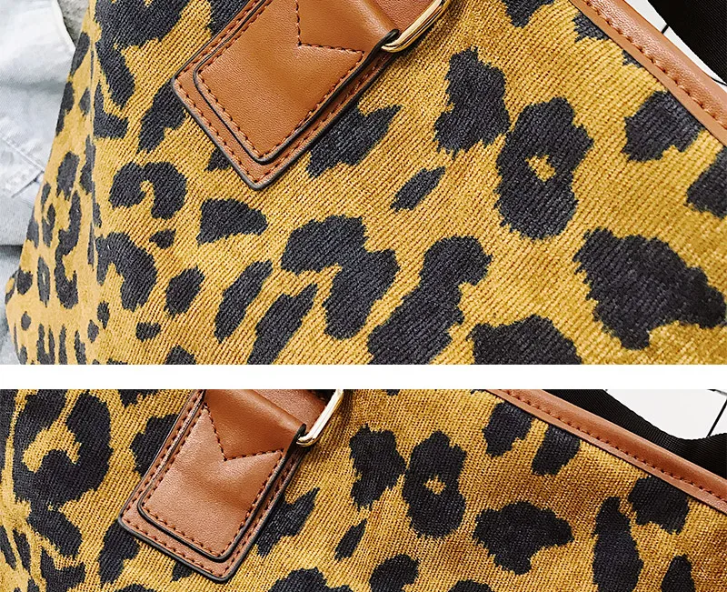 luxury brand women leopard bag handbags female shoulder bag_14