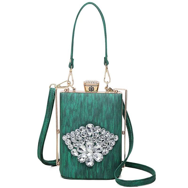 Винтажные женские дизайнерские сумки через плечо женские Цветочные пляжные сумки сумка Поддержка прямой доставки - Цвет: dark green