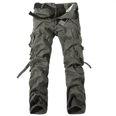 Тактические мужские брюки армейские военные брюки мужские брюки карго для мужчин военные Спецназ Стиль случайные много карманов Брюки - Цвет: 2
