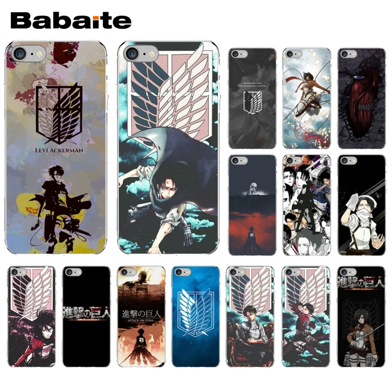 

Attack On Titan Transparent Soft Shell Phone Cover for iPhone 6S 6plus 7 7plus 8 8Plus X Xs MAX 5 5S XR