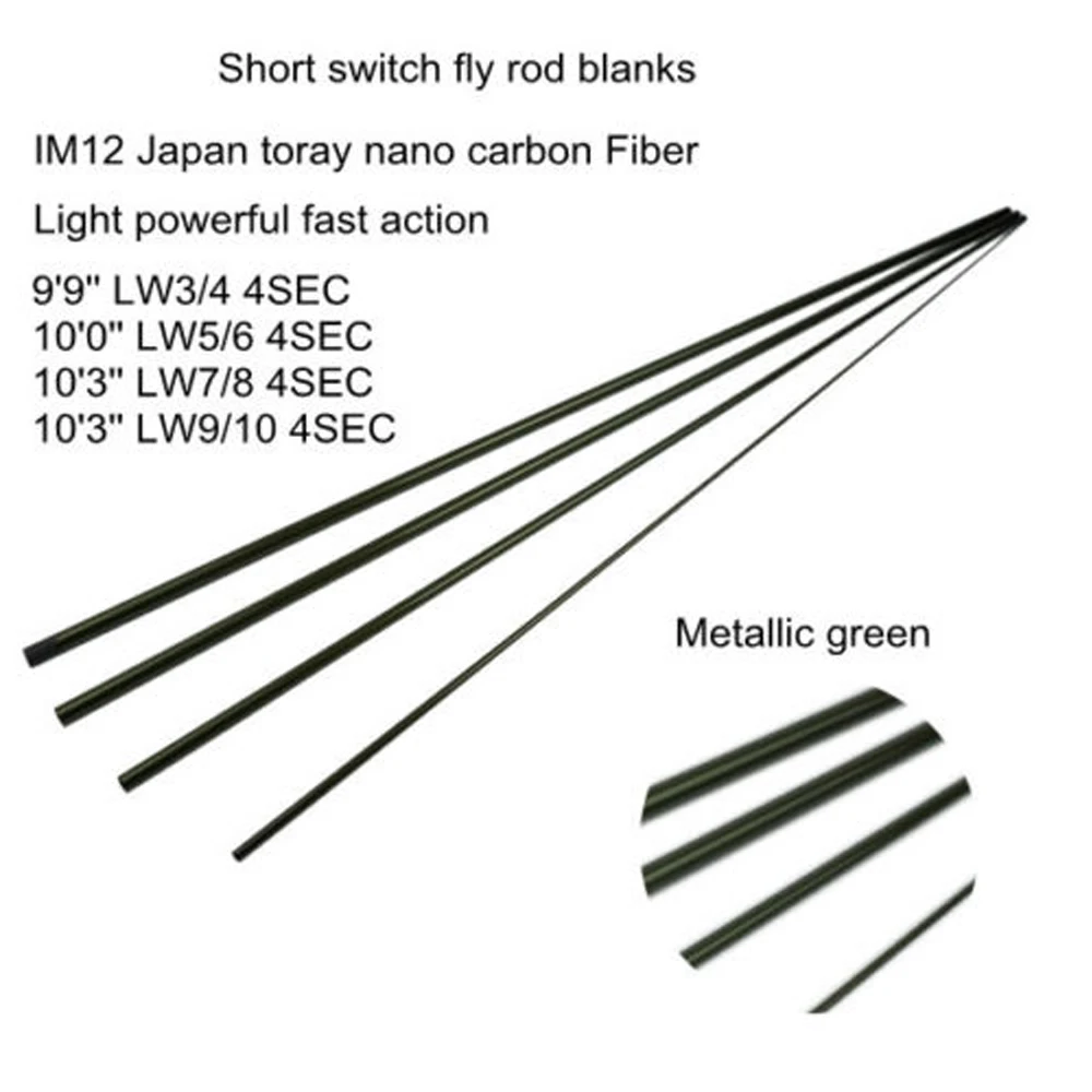 Aventik все раз IM12 нано углеродное волокно короткий переключатель Fly заготовки стержней быстрого действия удочки заготовки