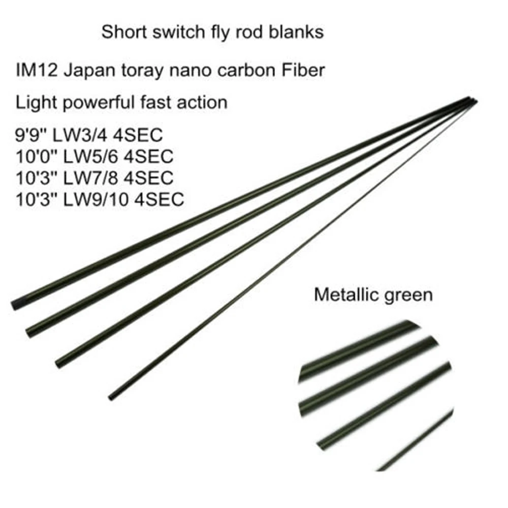 NEW Aventik All Times IM12 Nano Carbon Fiber Short Switch Fly Rods