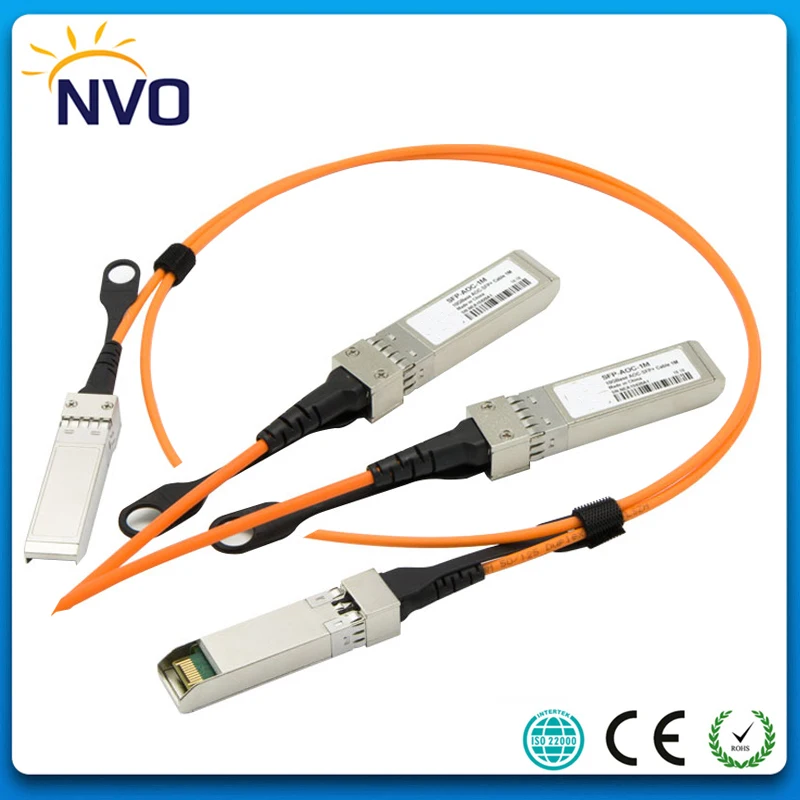 

Free Shipping 10Gbps SFP+ 2M (6ft) OM2 Cable AOC Active Optical Cable,Compatible 10G SFP+ (2M, SFP+ to SFP+)