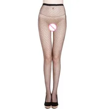 Сексуальные ажурные колготки сезон: весна–лето женский, черный облегающие, в сеточку плотная сетка длинные чулки для девочек вечерние Клубные Чулки Нижнее белье