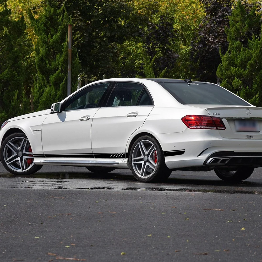 سباق الباب الجانب تنورة المشارب ملصقا الطوق 507 نمط صائق لمرسيدس بنز الفئة E W212 E63 e250 e200 e300 e350 e320 AMG