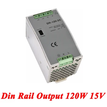 

DR-120 Din Rail Power Supply 120W 15V 8A,Switching Power Supply AC 110v/220v Transformer To DC 15v,ac dc converter