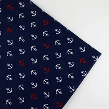 160 см x 50 см моряка принтом мальчика постельные принадлежности печать на ткани хлопок Ткань Bundle DIY ручной работы лист одеяло ткань