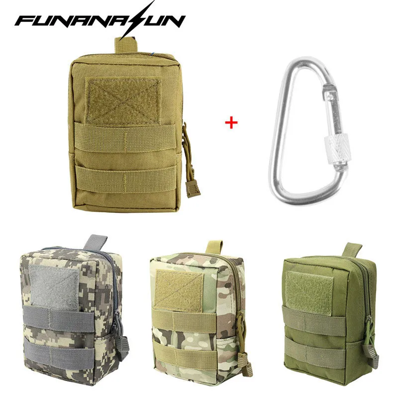 

Tactical Molle Oxford Waist Belt Bag Military Pouch Wallet Purse Outdoor Sport EDC Pack Camping First Aid Bag