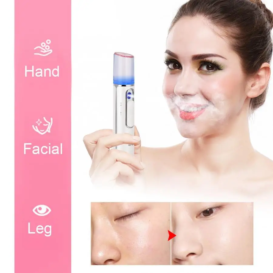 Jade Roller USB Mist Spray Atomization Mist Face Cool Mist Spray Hydration Sprayer Skin Tag Removal