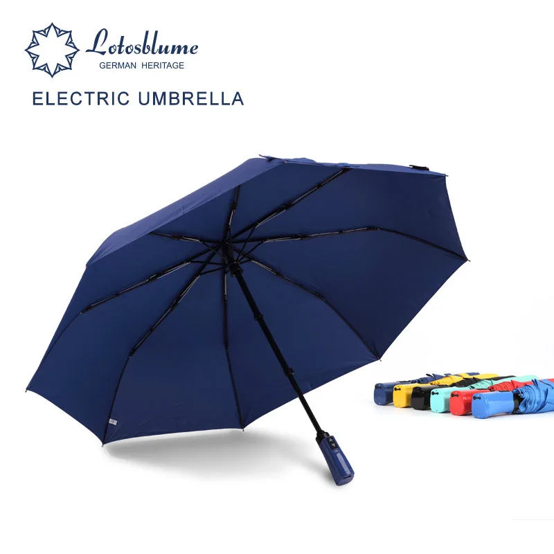 New Smart Electric Automatic Umbrella Rain Women Men Brand 8K Windproof