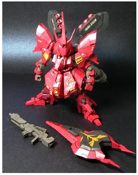 SD sharapi 3D Бумажная модель сделай сам
