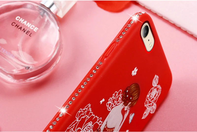 dress girl silicone case iphone 6 s 7 8 plus (14)