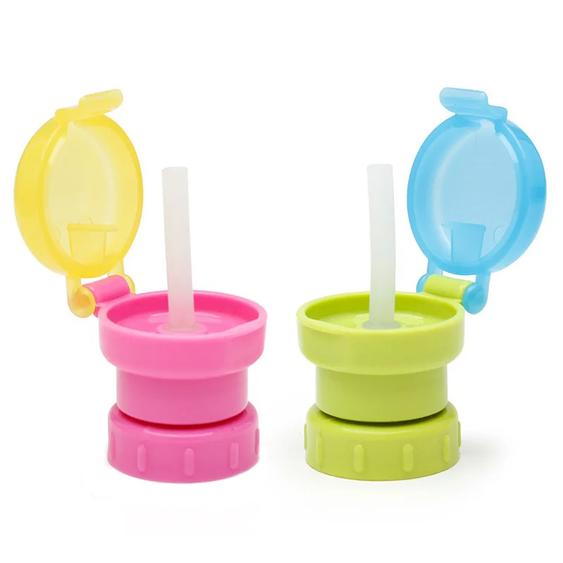 

New Arrival Children Portable Nipple Baby 4 Colors Juice Water Bottle Twist Cover Cap WIth Straw Newborn Safe Drinking Products