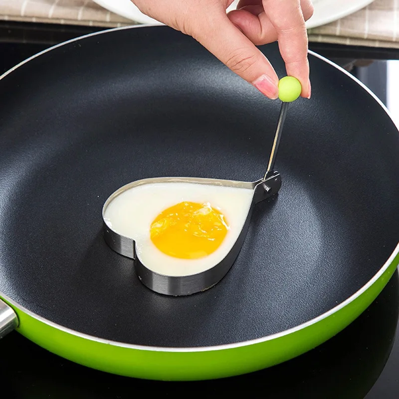 Жареный яичный блин кольцо омлет, форма для жарки яиц в виде круглый формирователь форма для яичницы для Пособия по кулинарии сковорода для завтрака микроволновая печь Кухня