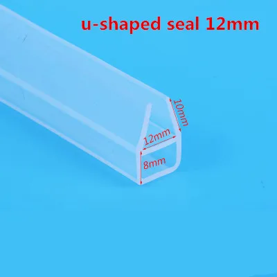2 м f vorm siliconen rubber douche deur vensterglas a tochtstrip venster