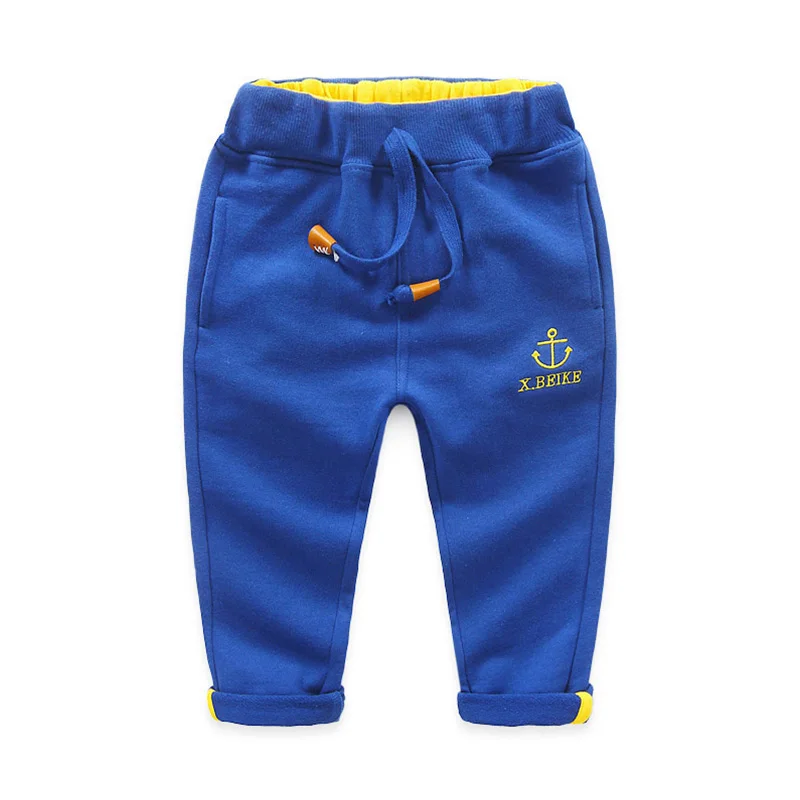 Baby boy anchor trousers spring autumn children's clothing kids fashion casual child trousers