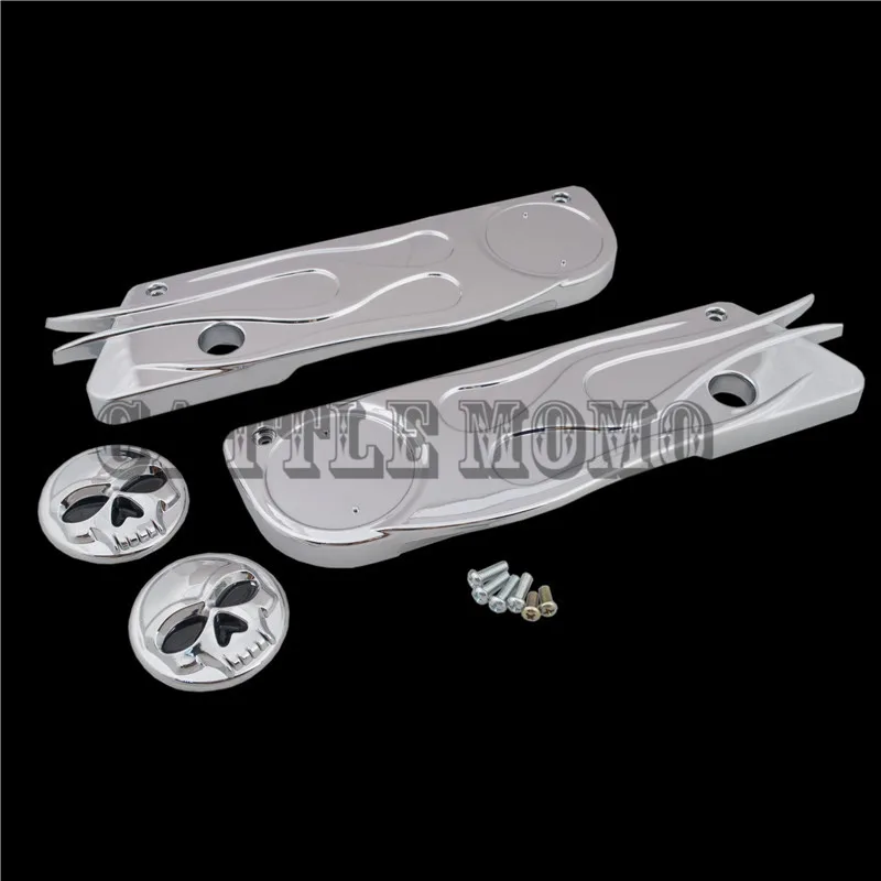 Cross SADDLEBAG LATCHES Decorative cover ELECTRA GLIDES ROAD KINGS