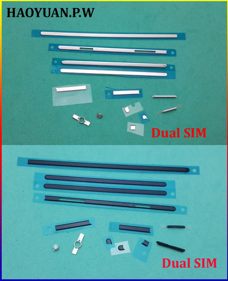 HAOYUAN. P.W корпус боковой полосы крышка чехол Чехол+ Боковая кнопка Замена для sony Xperia T2 XM50h XM50t белый/черный